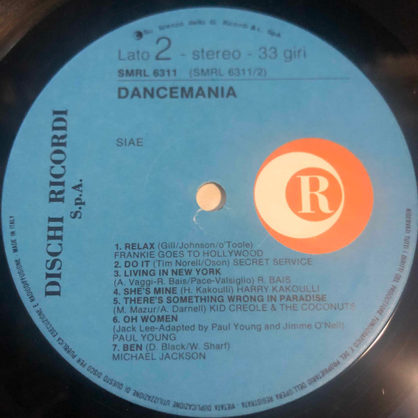 Various - Dancemania | Ricordi (TSMRL 6311) - 4