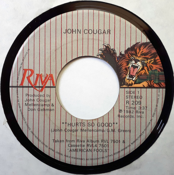 John Cougar Mellencamp - Hurts So Good | Riva (R 209)