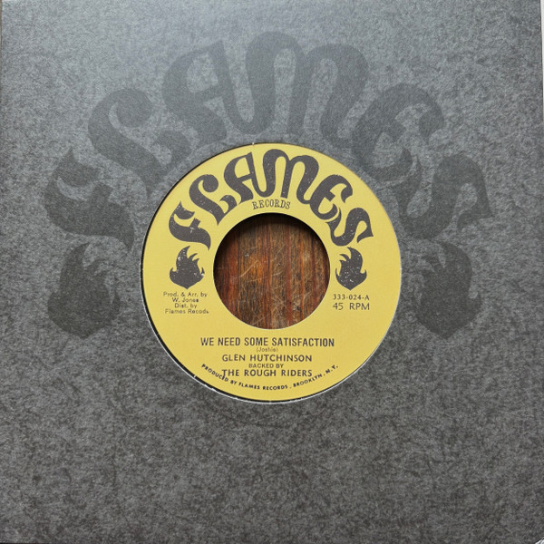 Glen Hutchinson - We Need Some Satisfaction | Flames Records (none)