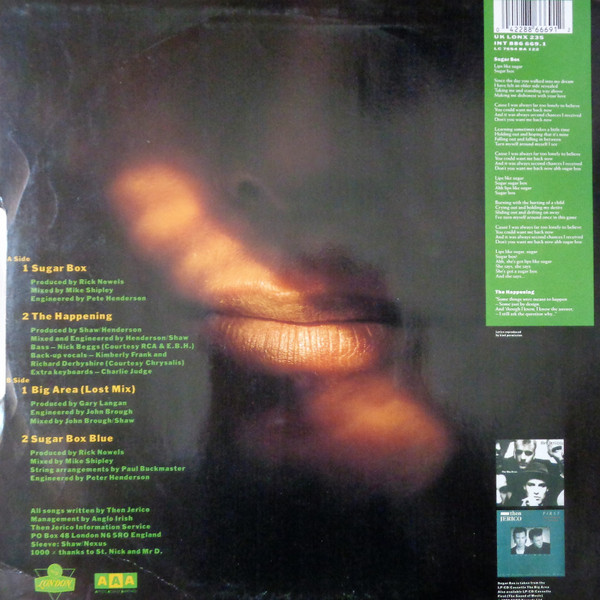 Then Jerico - Sugar Box | London Records (LONX 235) - 2 Then Jerico - Sugar Box | London Records (LONX 235) - 2