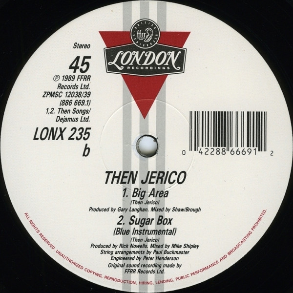 Then Jerico - Sugar Box | London Records (LONX 235) - 4 Then Jerico - Sugar Box | London Records (LONX 235) - 4