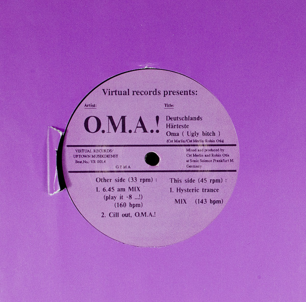 O.M.A.! - Deutschlands Härteste Oma (Ugly Bitch) | Virtual Records (VR 001.4) O.M.A.! - Deutschlands Härteste Oma (Ugly Bitch) | Virtual Records (VR 001.4)