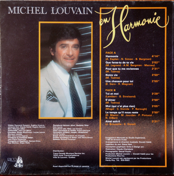 Michel Louvain - En Harmonie | Rico (Rico 7922) - 2