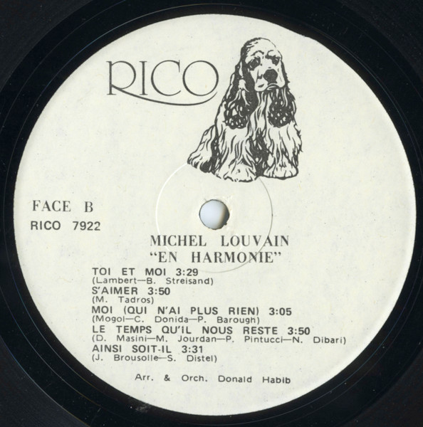 Michel Louvain - En Harmonie | Rico (Rico 7922) - 4