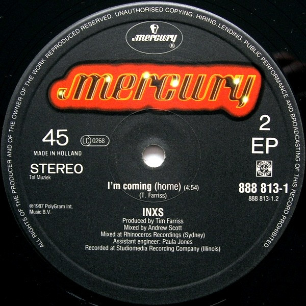 INXS - Need You Tonight / Mediate | Mercury (888 813-1) - 4