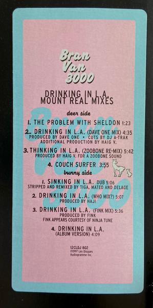 Bran Van 3000 - Drinking In L.A. (Mount Real Mixes) | Audiogram (12CLDJ 802) - 4