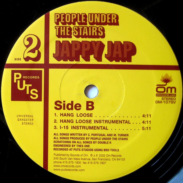 People Under The Stairs - Jappy Jap | OM Records (OM-107sv) - 4
