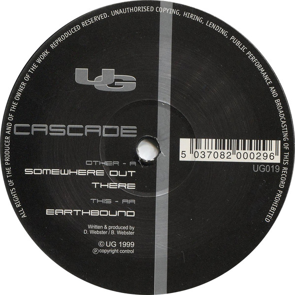 Cascade - Somewhere Out There / Earthbound | UG (UG019) - main