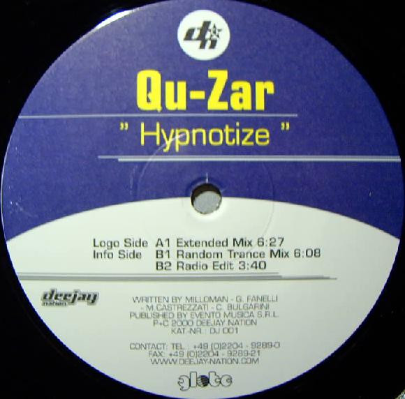 Qu-Zar - Hypnotize | Deejay Nation (DJ 001) Qu-Zar - Hypnotize | Deejay Nation (DJ 001)