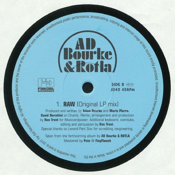 Adam Bourke & Raiders Of The Lost ARP - Raw | Far Out Recordings (JD42)