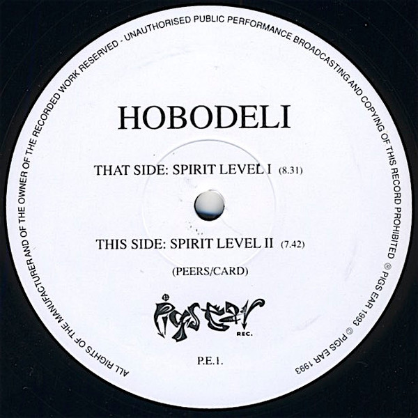 Hobodeli - Spirit Level | Pigs Ear Records (P.E.1.)