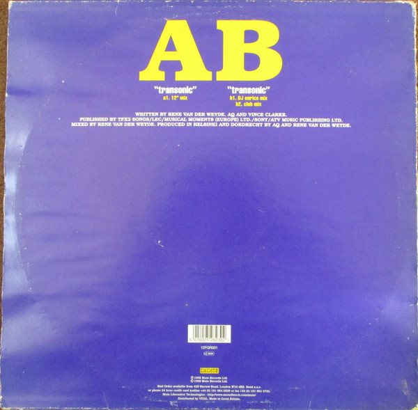 Wired - Transonic | Future Groove (12 FGR 001) - 2