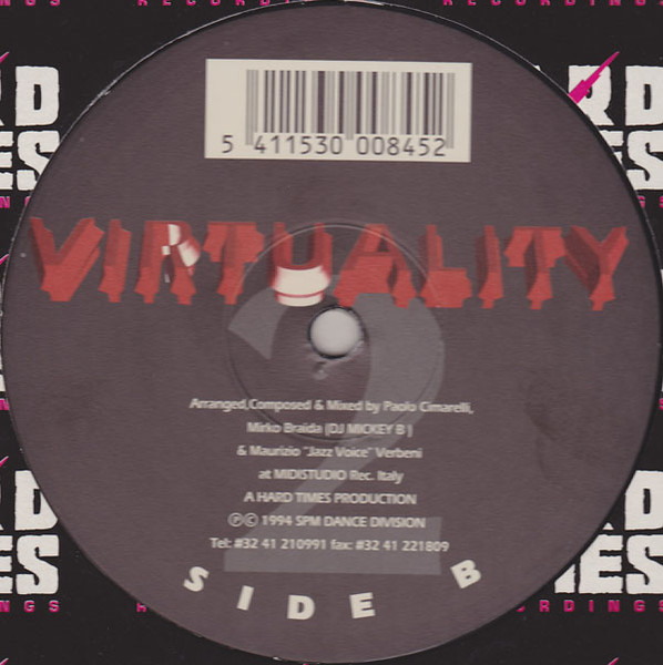 Virtuality - Virtuality 2 | Hard Times Recordings (2100845) - 2