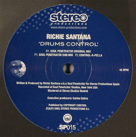 Richie Santana - Drums Control | Stereo Productions (SP015)