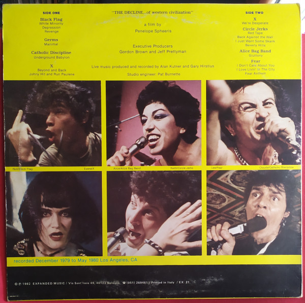 Various - The Decline Of Western Civilization | Expanded Music (EX 21) - 2