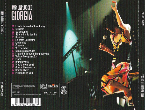 Giorgia - MTV Unplugged Giorgia | Dischi Di Cioccolata (82876705482) - 2