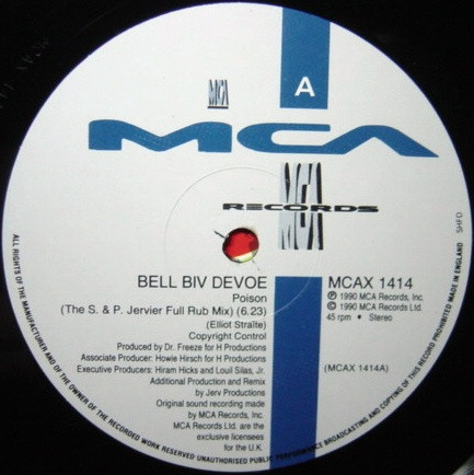 Bell Biv Devoe - Poison (The S & P Jervier Full Rub Mix) | MCA Records (MCAX 1414) - 3
