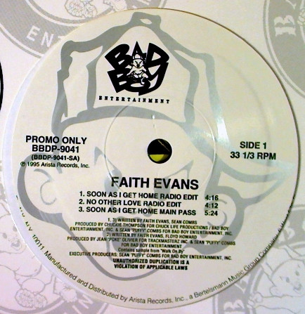 Faith Evans - Soon As I Get Home | Bad Boy Entertainment (BBDP-9041)
