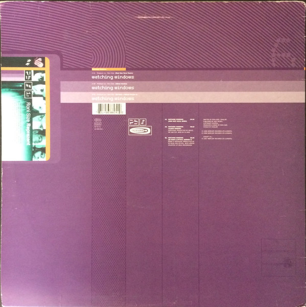 Roni Size / Reprazent - Watching Windows | Talkin' Loud (TLX 31) - 4
