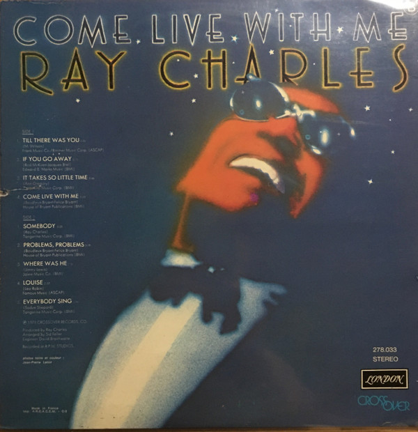 Ray Charles - Come Live With Me Vol. 1 | Crossover Records (278033)