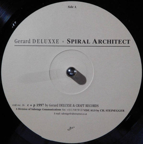 Gerard Deluxxe - Spiral Architect | Craft Records (CRAFT 26) - 2