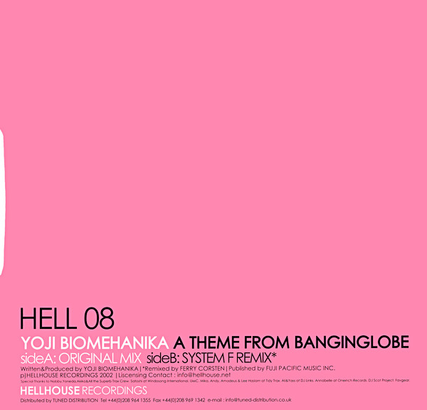 Yoji Biomehanika - A Theme From Banginglobe | Hellhouse Recordings (HELL 08) - 2