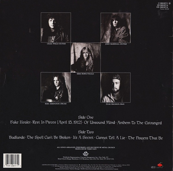 Metal Church - Blessing In Disguise | Elektra (960 817-1) - 2 Metal Church - Blessing In Disguise | Elektra (960 817-1) - 2