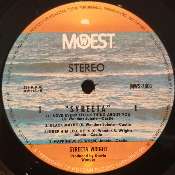 Syreeta - Syreeta | MoWest (MWS 7001) - 3