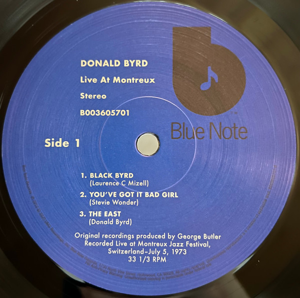 Donald Byrd - Cookin' With Blue Note At Montreux | Blue Note (B003605701) - 3