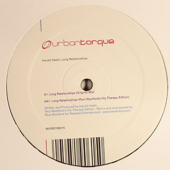 Harold Heath - Long Relationships | Urbantorque (URTR017) - 2