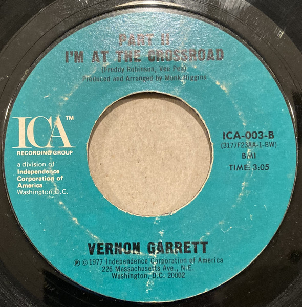 Vernon Garrett - I'm At The Crossroad | ICA Recording Group (ICA-003) - 2