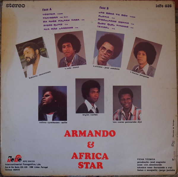 Armando Almeida & Afrika Star - Vôzinha Traidora | Iefe Discos (IEFE-026) - 2