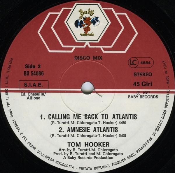 Tom Hooker - Atlantis | Baby Records (BR 54086) - 4 Tom Hooker - Atlantis | Baby Records (BR 54086) - 4