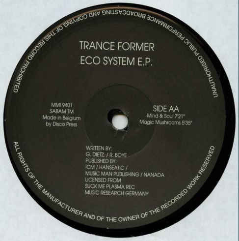 Tranceformer - Eco System E.P. | Music Man Records (MMI 9401) - 2