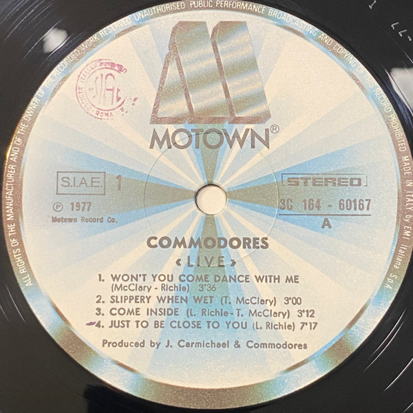 Commodores - Live! | Motown (3C 164 - 60167/68) - 4 Commodores - Live! | Motown (3C 164 - 60167/68) - 4