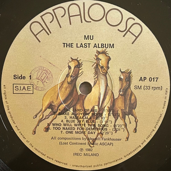 Mu - The Last Album | Appaloosa (AP 017) - 4 Mu - The Last Album | Appaloosa (AP 017) - 4