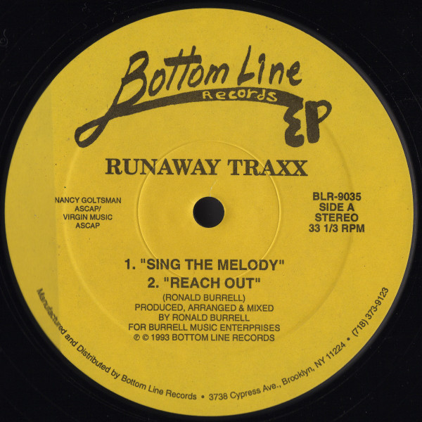 Runaway Traxx - EP | Bottom Line Records (BLR-9035)