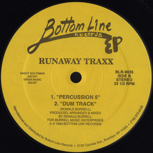Runaway Traxx - EP | Bottom Line Records (BLR-9035) - 2