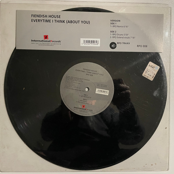 Fiendish House - Everytime I Think (About You) | RPO Traxx (RPO 008) Fiendish House - Everytime I Think (About You) | RPO Traxx (RPO 008)