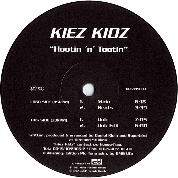 Kiez Kidz - Hootin 'N' Tootin | Club Tools (006449-0 CLU) Kiez Kidz - Hootin 'N' Tootin | Club Tools (006449-0 CLU)