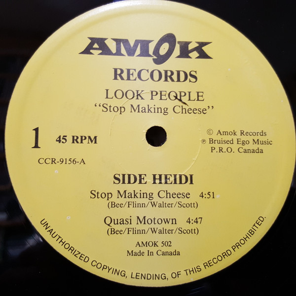 Look People - Stop Making Cheese | Amok Records (AMOK 502) - 3