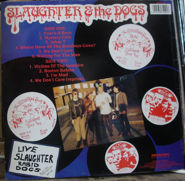 Slaughter And The Dogs - Rabid Dogs | Receiver Records Limited (RRLP109) - 2