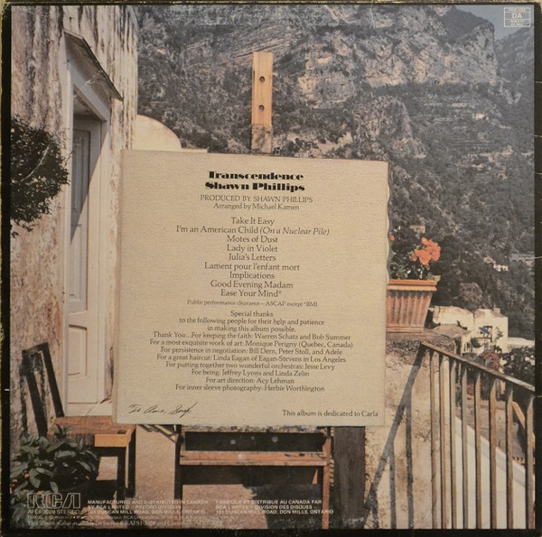 Shawn Phillips - Transcendence | RCA (AFL1-3028) - 2