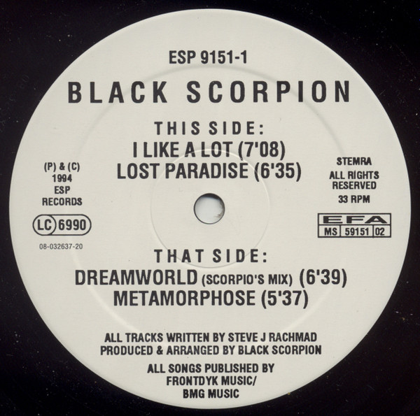 Black Scorpion - Dreamworld | ESP Records (ESP 9151-1)