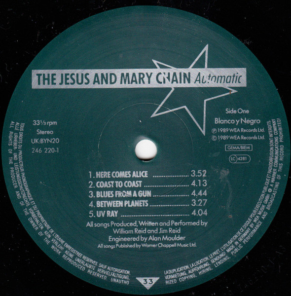 The Jesus And Mary Chain - Automatic | Blanco Y Negro (246 220-1) - 3 The Jesus And Mary Chain - Automatic | Blanco Y Negro (246 220-1) - 3