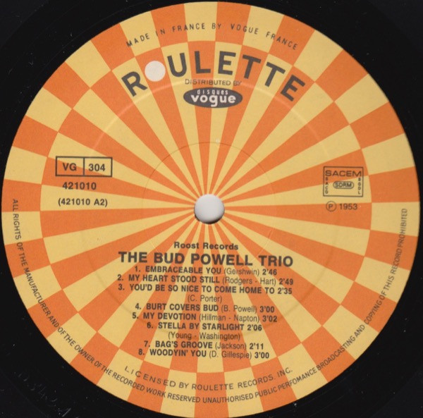 Bud Powell - The Best Years | Roulette (421010) - 4