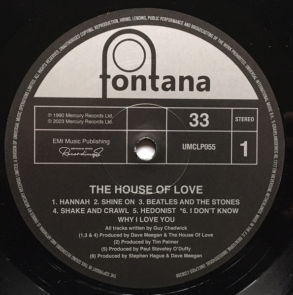 The House Of Love - The House Of Love | Fontana (UMCLP055) - 3 The House Of Love - The House Of Love | Fontana (UMCLP055) - 3