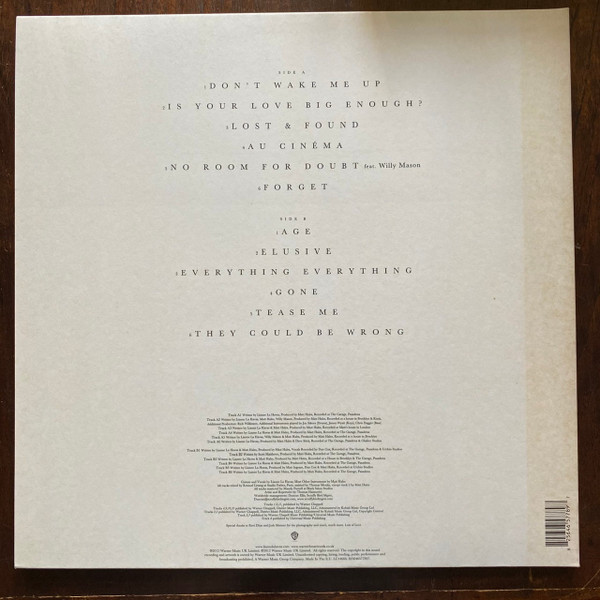 Lianne La Havas - Is Your Love Big Enough? | Warner Bros. Records (825646577897) - 2