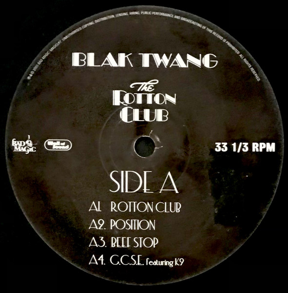 Blak Twang - The Rotton Club | Bad Magic (MAGICLP7) - 3
