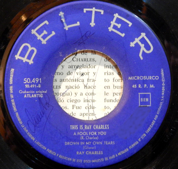 Ray Charles - This Is Ray Charles | Belter (50.491) - 3